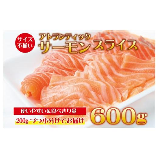 ふるさと納税 大阪府 泉佐野市 アトランティックサーモン 600g（200g×3）訳あり サイズ不揃い 小分け 便利 期間限定