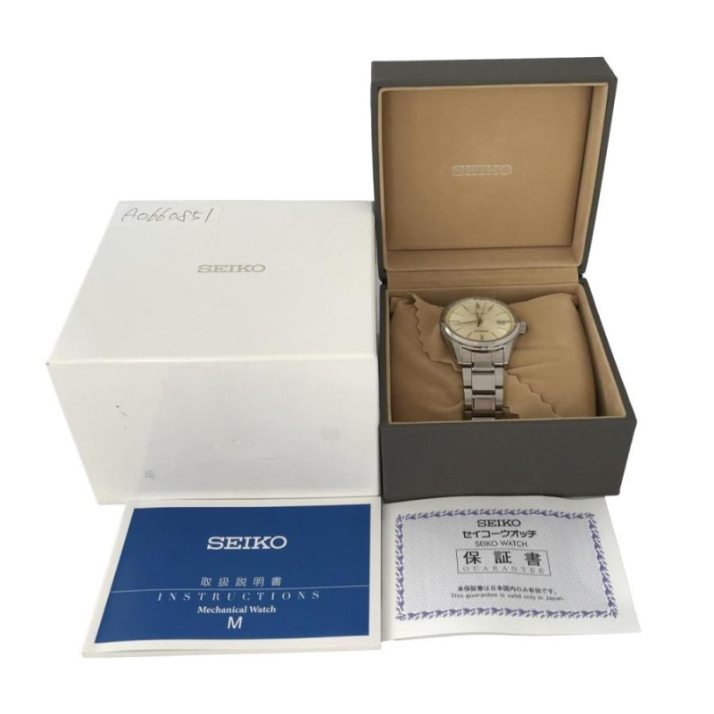 セイコー SEIKO ブライツ SDGM001 6R15 02W0 メンズ腕時計 中古 自動巻き AAランク | LINEブランドカタログ