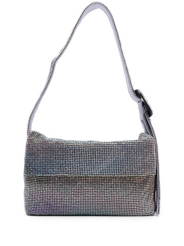 Benedetta Bruzziches - Vitty La Mignon shoulder bag - women - Aluminium/Organic Silk/Rhinestone - One Size - Purple