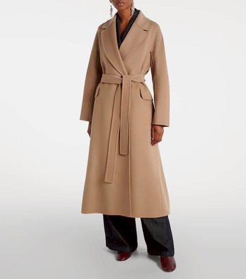 'S Max Mara Enzo virgin wool wrap coat