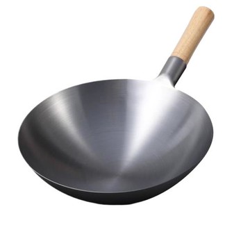 章丘老式鐵鍋炒菜鍋家用不粘鍋炒鍋商用飯店廚師煤氣灶專用大馬勺