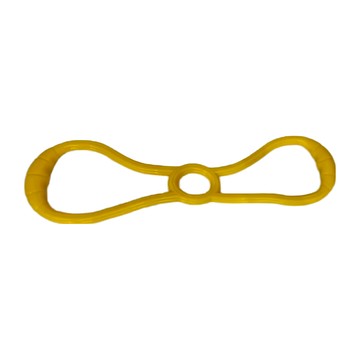 快樂動 蝴蝶肌力帶 – 肌力訓練 運動伸展 強健身體  380 x 105 x 25mm  黃色  1個