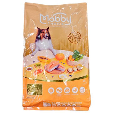 Mobby 莫比 全齡犬 S26無穀食譜 乾飼料  鮭魚馬鈴薯  7.5kg  1袋