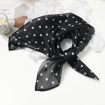 【唯家】臺灣出貨 2025新款 小方巾 絲巾 法式絲巾 包頭 防曬絲巾 扎頭飾 綁髮帶 護頸圍脖 薄紗巾 圍巾