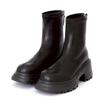 D+AF 瘦腿密碼輕量厚底瘦瘦短靴