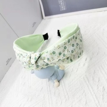 清新髮箍 髮箍【台灣出貨】韓版髮箍 2026春夏新款薄韓版小清新碎花布髮箍 田園風髮箍 打結頭箍 夏季外出加寬髮箍