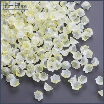 DIY飾品✨ 鈴鐺花蘂花心風鈴花託琉璃DIY手作髮簪製作古風耳環髮飾配件材料 手作材料 飾品配件