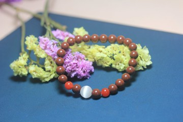 【黃蠟石手串】手環女單圈/轉運珠手鏈/天然黃蠟石/平安順遂