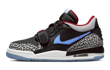 JORDAN LEGACY 312 LOW BLACK VALOR BLUE GS