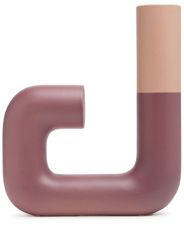 Nuove Forme - Pidou B-shape vase - unisex - ceramic - One Size - Pink