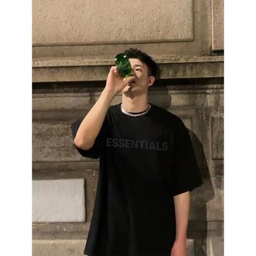 設計感小眾FOG短袖2023新款T恤ESSENTIALS男fg高街夏季美式半袖