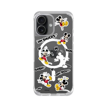 iPhone 17 ClearX (MagSafe 兼容) 晶透白 - 迪士尼-米奇 Mickey - Sticker-嘿嘿米奇