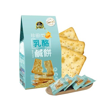 【珍田】乳酪鹹餅(160g/袋) #奶素