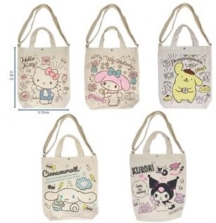 大賀屋 日貨 三麗鷗 手提包 手提袋 環保袋 購物袋 收納包 收納袋 提袋 提包 大包包 正版 J00019612