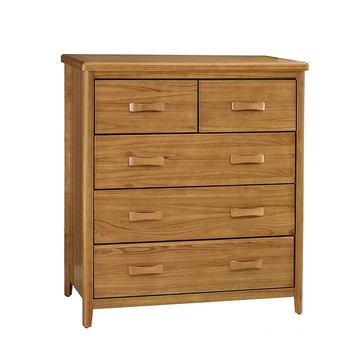 【顛覆設計】絲莉愛柚木色3.5尺四斗櫃