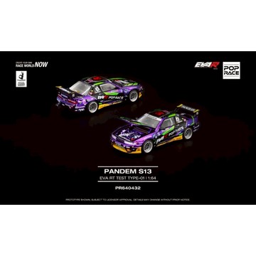 POP RACE PR432 1/64 火箭兔 PANDEM S13 EVA RT TEST TYPE-01 初號機