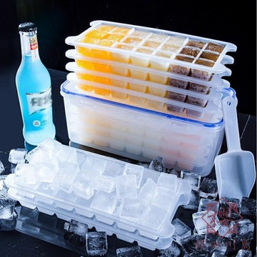 冰格速凍器冰塊制冰盒制作冷飲模具帶蓋【櫻田川島】