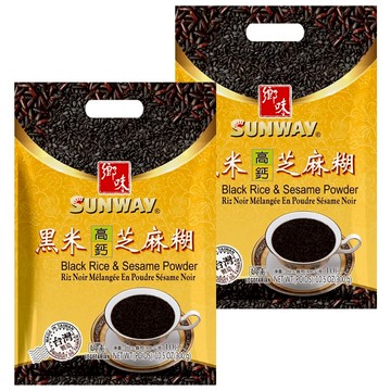 鄉味 黑米高鈣芝麻糊 富含鐵質和膳食纖維 獨立小包裝  30g  10包  2袋