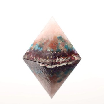 【快速出貨】聖戀之山奧剛金字塔 Orgonite黃水晶療癒招財能量