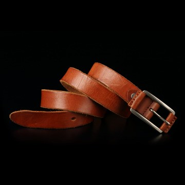 倉吉7112 經典大地手工牛革腰帶/ 皮帶