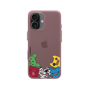 iPhone 17 Clear (相機按鈕) 晶醺玫 - Fuggler 放克牙寶-常態系列 Regular series - 關心你牙