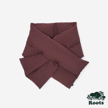 Roots 配件- PUFFER 圍巾-棕色