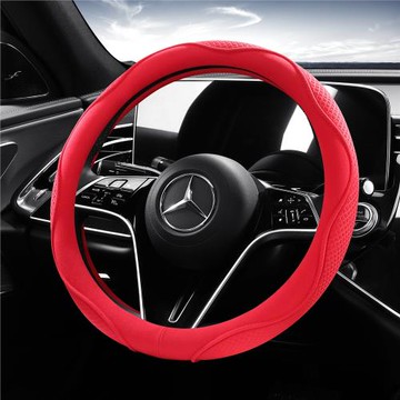 新款跨境方向盤套翻毛皮彈力四季保暖防滑把套男女通用