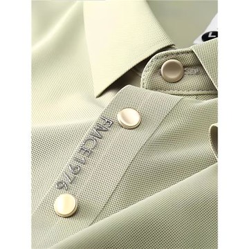 (免運)皮爾卡丹冰絲polo衫男士2025夏季新款商務休閑短袖t恤襯衫領衣服