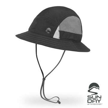 【SUNDAY AFTERNOONS】抗UV輕量透氣快乾圓桶帽 VaporLite Tempo Bucket(黑)_SAS2A03903B-302