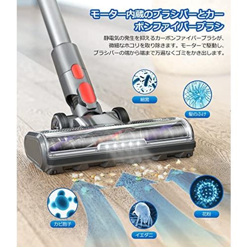 ダイソン v7 ヘッド 【2023最新強化版】 Dyson V7 V8 V10 V11 V15