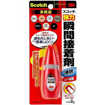 3M 思高牌 Scotch 7004T 液狀多用途強力瞬間接著劑/瞬間膠/快乾  2g