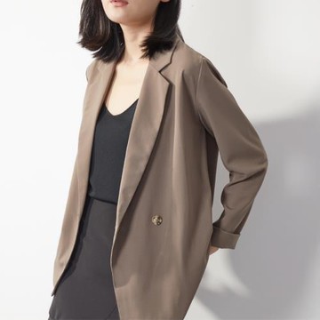 西裝外套女韓版英倫風薄款春秋裝上衣短款復古氣質休閑寬松小西服