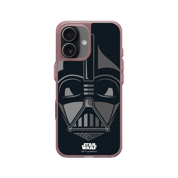 iPhone 17 Clear (相機按鈕) 晶醺玫 - 迪士尼-星際大戰 Star Wars - 黑武士-大臉系列