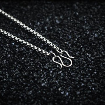 鈦鋼項鏈男女泰國佛牌鏈無吊墜裸鏈加長款單鏈子55 60 70 80 90cm