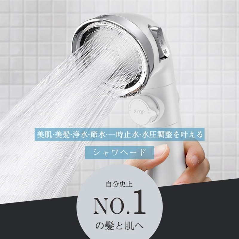 ionac シャワーヘッド+フィルターカートリッジ(新品)