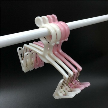 小型兒童衣物曬架襪子夾子內衣內褲晾曬架塑料防滑毛巾夾