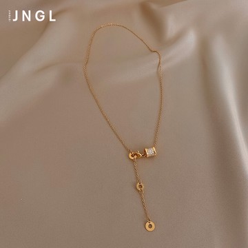 小蠻腰項鏈女輕奢小眾設計感鎖骨頸鏈ins冷淡風氣質百搭網紅飾品