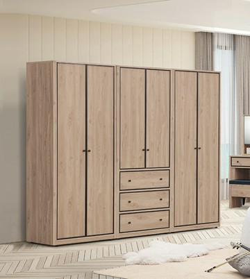 【歐風別館】艾維8尺組合衣櫃【基隆至台中免運費】