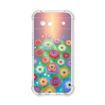 Pixel 8 / 8 Pro / 8a 殼 TRON GOOGLE Pixel 8A 炫彩花朵 四角防摔殼 手機殼
