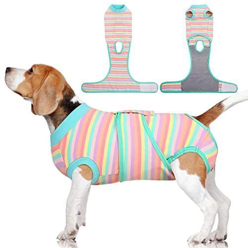 IDOMIK Dog Surgery Recovery Suit, Soft Dog Spay Neuter Recovery Onesie  Bodysuit After Surgery for Male Female Dogs Cats, E-Collar Cone Alternative