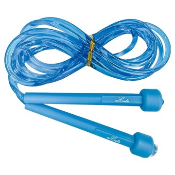 eeCute 酷壹壹 透明實心跳繩 國小專用  240cm  藍色  1條