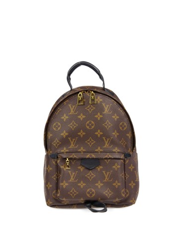 Louis Vuitton - 2019 pre-owned Monogram Palm Spring PM backpack - women - PVC - One Size - Brown