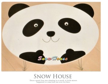 ╭☆雪之屋居家生活館☆╯X340-02 動物造型熊貓摺疊桌/ 造型桌/電腦桌/閱讀桌/咖啡桌/工作桌/補習班桌/餐桌