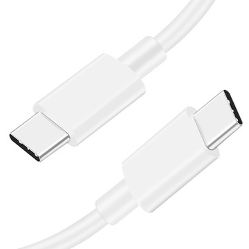 Neon 台灣霓虹 Type-C公轉Type-C公 PD快充線  1個  1m  白色