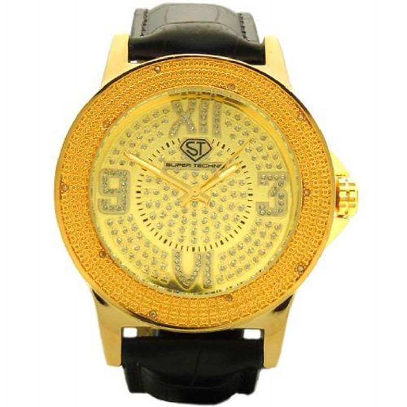 Super techno diamond watch hot sale