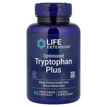 Life Extension, Optimized Tryptophan Plus，90 粒素食膠囊。