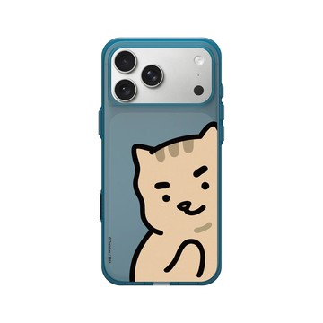 iPhone 17 Pro Max Clear (相機按鈕) 夜幕藍 - 小貓貓們 Little Cattos - Big Catto