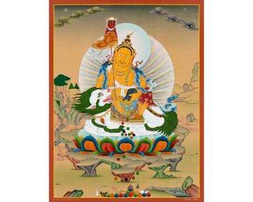 贊巴拉南次唐卡畫作 | 手工製作的西藏藝術  帶來豐饒