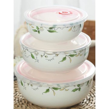 骨瓷泡面大碗螺螄粉碗湯碗7英寸面碗日式創意家用帶蓋陶瓷可微波