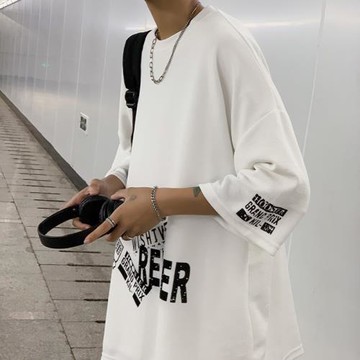 vintage大碼高級感七分袖上衣